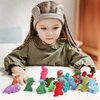 20 Pack Dinosaur Plush Stuffed Set, Mini Animal Cute Dinosaur Figures, Soft Keychain Toy for Kids Toddler Goodie Bag Filler, Doll Machine, Treasure Carnival Prizes Birthday Party Favors Gifts