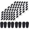60 Pairs Adhesive Eyeglass Nose Pads Soft Foam Nose Pads Self Anti-Slip Eyeglass Nose Pads Thin Nosepads for Eyeglasses Sunglasses (Black)