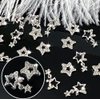 20 Pcs Star Nail Charms for Acrylic Nails, 3D Silver Stars Nail Rhinestones Nail Gems Jewels Pentagram, Shiny Crystal Star Nail Art Charms, 3D Nail Art Supplies, Nail Gems for Nails Designs