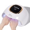 MIRAGE LAYON UV Nail Lamp - Fast Drying, Powerful & Efficient LED Nail Lamp with 4 Timing Settings & Infrared Automatic Sensor Professional UV Light for Home Salon Nail Art Tools
