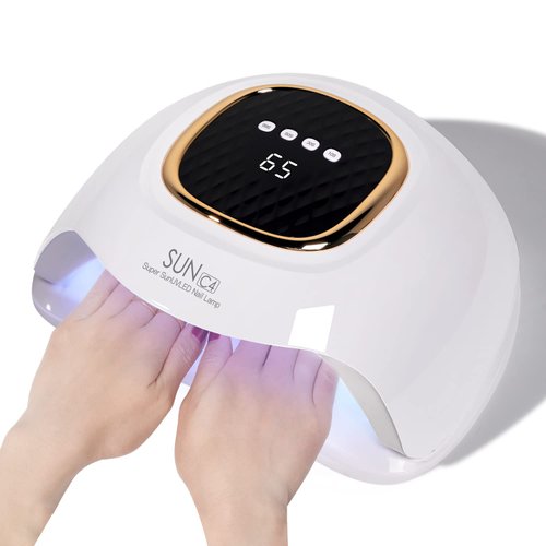MIRAGE LAYON UV Nail Lamp - Fast Drying, Powerful & Efficient LED Nail Lamp with 4 Timing Settings & Infrared Automatic Sensor Professional UV Light for Home Salon Nail Art Tools