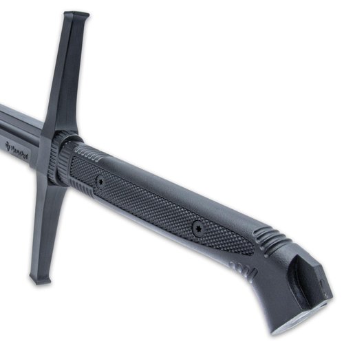 HONSHU Boshin Practice Grosse Messer Sword - Solid Polypropylene Construction, Intricately Detailed, Textured Grip - Durable Practice Sword for All Skill Levels - 42 1/8” Overall