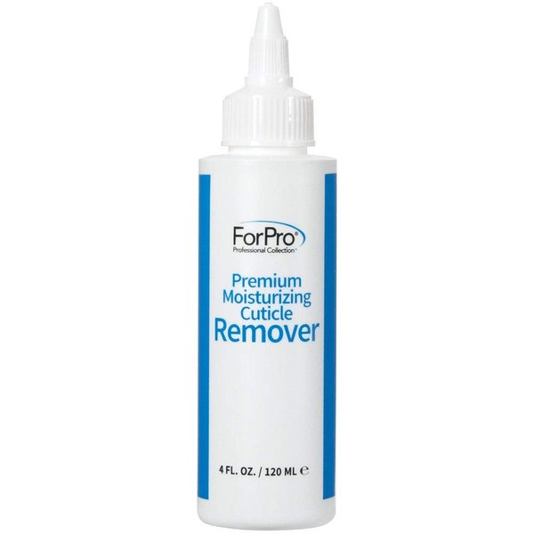 ForPro Premium Moisturizing Cuticle Remover, Softens and Hydrates Cuticles for Easy Removal, Includes Glycerin and Mineral Oil, 4 oz.