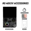 RG40XXV Retro Handheld Game Console with 4-inch IPS Screen 64G TF Card Linux System and 3200mAh Battery Supports 5G WiFi Bluetooth 4.2 Black Translucent