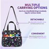 Bingo Bag with Pockets for Bingo Daubers Dabbers Dobbers Black Bingo Bags for Bingo Stuff Supplies Bingo Night Accessories for Adults Seniors Elderly Bingo Game Prizes for Bingo Lovers Players Bag