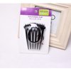 3Pcs Bandette Comb with Elastic Band, Fluffy Hair Comb, Ponytail Bump it UP Volume Combs, Hair Styling Tool Hair Accessories, Black