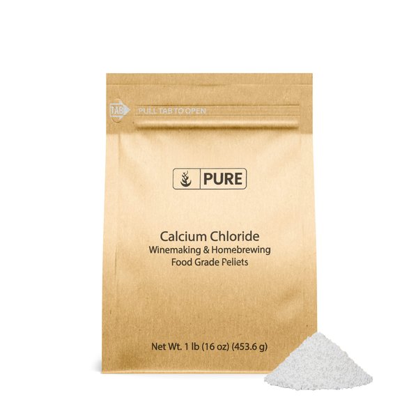 Pure Original Ingredients Calcium Chloride (1 lb) Food Safe, For Wine Making, Home Brew, & Cheese Making