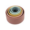 Hudson Baby Silicone Toy Stacking Cups, Multicolor, One Size