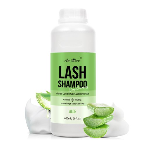 Lash Shampoo Bulk for Lash Extensions 600 Ml/20fl.oz Eyelash Extension Cleanser Oil Free Lash Cle...