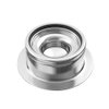 Sink Flange for Garbage Disposal and Sink Stopper Stainless Steel Fit Universal 3-1/2 Inch Standard Sink Drain Openings Kitchen Sink Garbage Disposal Replacement Accessories (Brushed)