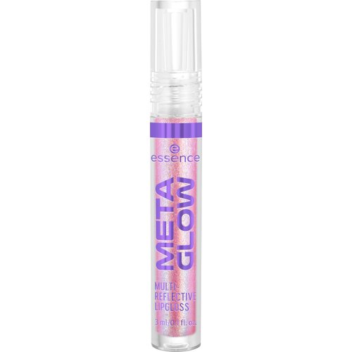essence | Meta Glow Multi-Reflective Lip Gloss | Iridescent Shimmer, Holographic, Non-Sticky & Comfortable | Vegan & Cruelty Free (03 | Pink Vision)