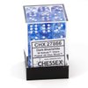 DND Dice Set-Chessex D&D Dice-12mm Nebula Dark Blue and White Plastic Polyhedral Dice Set-Dungeons and Dragons Dice Includes 36 Dice – D6, Various (CHX27866)
