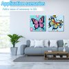 nekpiahu 2 Framed Butterfly Paint by Numbers Kit for Kids - Kids Paint by Number Kits Age 5-8-12, Easy Acrylic Oil Paint by Number for Kids 8x8inch