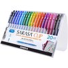 Zebra Pen Sarasa Clip Retractable Gel Pen, Fine Point, 0.5mm, Rainbow Assorted Colors, 20-Pack