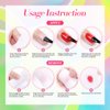 Born Pretty Nail Polish Set, Quick Dry Neon Nail Polish 6 Bright Colors 0.34oz Fluorescent Nail Lacquer Non Gel Finger Nail Polish Kit Valentine's Gift 6PCS 10ML