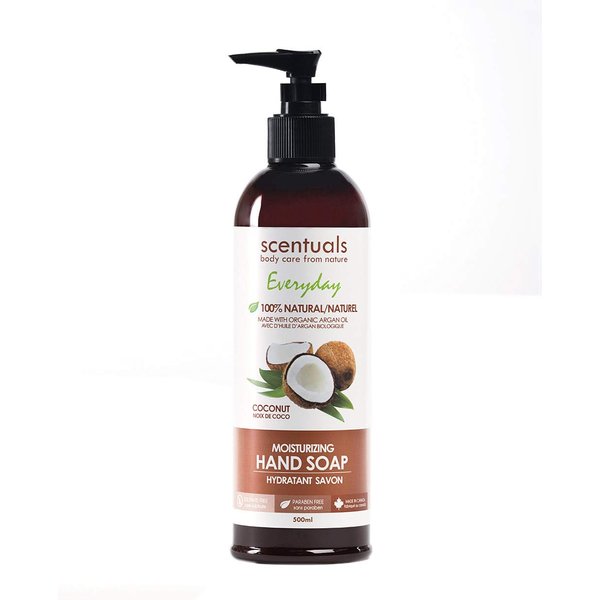 Scentuals Natural Liquid Hand Soap, Coconut, 19.2 Ounce