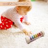 COITEK Baby Rain Stick, 7.7’’ Rain Stick Baby Toy for 3-6-12 Months, Wooden Rain Sticks for Babies, Rain Stick Rattle Shaker Infant Toys,Infant Muscial Montessori Toys for Babies 6-12 Months