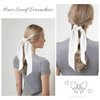 Scrunchies, Silk Scrunchies, White Scrunchies, Hair Scrunchies, Scrunchies for Women, Hair Scarf Scrunchie, White Hair Bow, Satin Scrunchies, Silk Hair Ties, Scrunchies for Girls, Hair Ties for Women