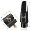 EASTROCK Alto Saxophone Mouthpiece Kit includes Leather Ligature, Plastic Cap, Professional Alto Sax Mouthpiece, Musical Instruments Accessory for Beginner and Intermediate