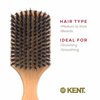 Kent OG2 Club Hair Brush, Small Boar Bristle Hair Brush for Men, Natural Boar Bristle Beard Brush for Men, Beechwood Kent Brush for Hair and Beards