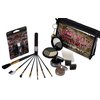 The Aftermath Zombie Starter Makeup Kit By Bloody Mary - Professional Special Effects Supplies - Tri Color Foundation Wheel, Eyeshadow, Tooth Decay, Rotted Teeth, FX Blood, Eyeliner, Sponges, Brushes