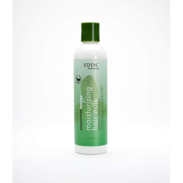 EDEN BodyWorks Peppermint Tea Tree Hair Milk | 8 oz | Moisturize, Nourish, & Refresh Hair and Scalp - Packaging May Vary