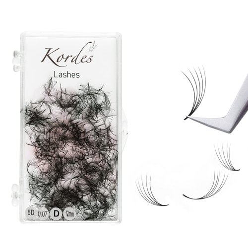 D Curl Premade Fans Lash Extensions Mix Size 8mm-17mm - Promade Volume Eyelash Extensions D Curl (5D 13mm)