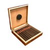 Prestige Import Group Chateau Small Cigar Humidor with Humidifier - Capacity: 20 Cigars - Color: Burl