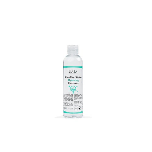 LUISA TRUE SKINCARE Micellar Water Cleanser for face, Makeup Remover Hydrating with Niacinamide