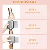 YTCHYYSK Wide Tooth Comb Nozzle Attachment for Dyson Airwrap Nickel/Copper, Pre-Styling Dryer for Create Length, Add Volume, and Enhance Texture, Part No.971894-04