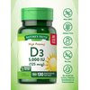 Nature's Truth Vitamin D3 5000 IU Softgels 130 Count | High Potency Vitamin D | Non-GMO, Gluten Free