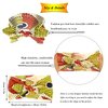 RechicGu 6 Pieces African Turban Headband For Women Ankara Print Bonnet Beanie Cap Pre-Tied Bow Bowknot Headwrap Stretchy Dreadlocks Locs India Yoga Workout Hair Bandana