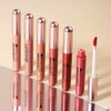 LANGMANNI Velvet Matte Nude Lipstick Set,Long-Lasting & Rich Pigment,Capsule Tube Shape Lip Gloss Set Gift Collection for Women/Girls (6Pcs Liquid Lipstick)