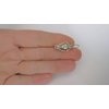Generic Two small tiny gold or silver crystal hair pin clip barrettes fine hair (Primary color: Gold)