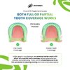 ZYPPAH Anti Snoring Hybrid Oral Mouthpiece | Mouth Guard for Better Sleep | Mouthpiece with Tongue Strap to Stop Snoring | Custom Mold for Mouth | Happy Sleep | Ghost | 2.25 x 2.75 x 1 inches