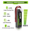 OVONIC 3S Lipo Battery 50C 2200mAh 11.1V Lipo Battery with Dean-Style T Connector for RC Airplane Quadcopter Helicopter FPV Drone