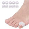 10 Pcs Pinky Toe Splint, Gel Toe Separators, Little Toe Straightener Hammer Toe for Men Women Walking, Running, Overlapping, Bunion Corrector and Bunion Relief