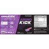 NutraBio Amino Kick - Amino Acid Energy Formula - BCAA's, Electrolytes for Hydration, Natural Caffeine- 30 Servings (Grape Berry Crush)