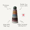 mushie Stacking Rings Toy | Made in Denmark (Rustic)