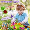 LOOIKOOS Stamp Set Matching Easter Eggs for Kids,12PCS Montessori Fun Toy Fruits Vegetables Animals Stamp Toy Gift for 2 3 4 5 Years Toddlers