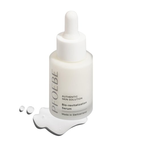 Pfoebe & Co. Bio-Revitalisation Serum - Facial Serum - Hyaluronic Acid, Vitamin C, Niacinamide, Ectoin, Swiss Glacial Water| Hydrate & Rejuvenate |Radiance & Youthful Complexion | All Skin Types, 30ml
