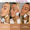 GLEOW Face Tanning Drops to Add to Moisturizer, Face Self Tanner Drops with Revitalizing Cream, Self Tanning Drops for Face and Body, Bronzing Drops with Hydrating Cream 1oz+3.4oz