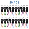 PROLOSO Carabiner Compass Keychain Belt Clips Kids Toys Prizes Outdoors Adventure Party Favors 20 Pcs