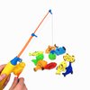 Nunkitoy Bath Toy,39 Piece Magnetic Fishing Toy, Waterproof Floating Fishing Play Set in Bathtub Pool Bathtime Learning Education Toys for Boys Girls Toddlers,Fishing Game for Kids Party Favors