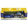 Agriculture 1/64 New Holland Blue Barracuda Pulling Tractor with Pickup Truck & Trailer 47570