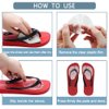 Urwalk Gel Metatarsal Pads for Thong Sandals Flip-Flops, 3 Pairs Self-Adhesive Forefoot Pads, Anti-Slip Ball of Foot Cushion Insoles for Women and Men, All Day Pain Relief ( Transparent)