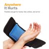 NatraCure Cold Therapy Wrap (Regular) with 14" Strap - Small Reusable Gel Ice Pack Support Compress for Injuries and Pain Relief, Hand, Arch of Foot, Wrist, Elbow, Arthritis, Neuropathy - FBA715 CAT