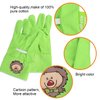 FITNATE Green Kids Garden Tools Set,6 PCS Garden Tools Including Watering Can, Shovel, Rake, Fork, Children Gardening Gloves and Garden Tote Bag, All in One Set