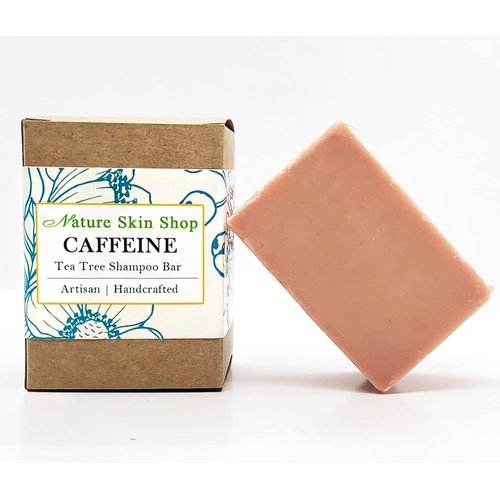 Nature Skin Shop CAFFEINE HAIR LOSS ORGANIC SHAMPOO BAR WITH TEA TREE