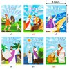 BZaber Bible Religious Easter Coloring Books - 24Pcs Bible Kids DIY Art Drawing Book with Jesus Bible Pattern Color Booklets for Toddlers Birthday Party Favors Goodie Bag Filler